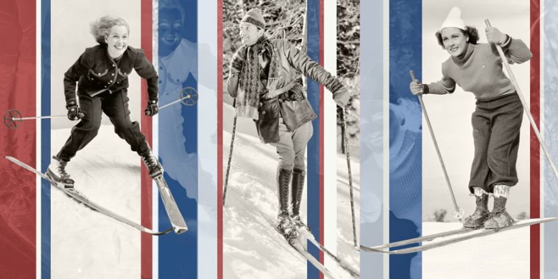 Vintage Skiing