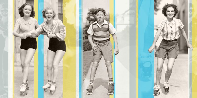 Vintage Roller Skating