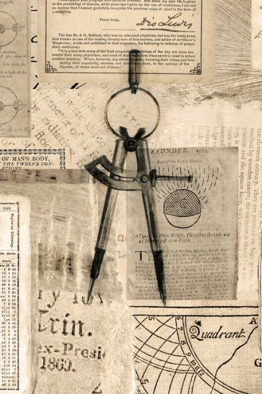Academic Drafters Compass Illustration