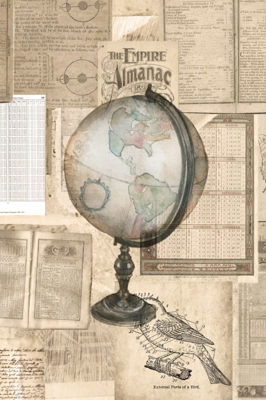 Academic Globe Illustration