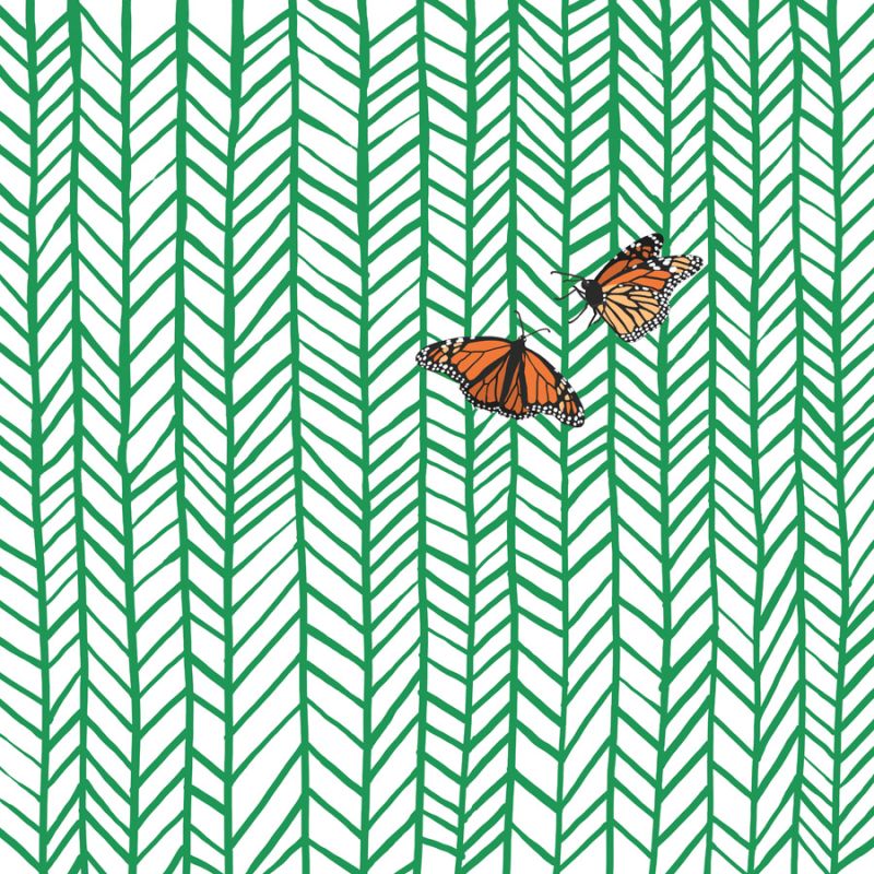 Butterflies In Chevron