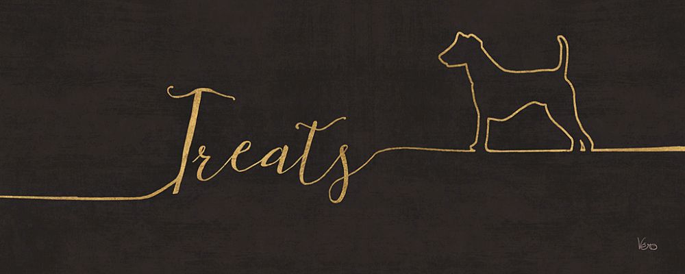Underlined Dogs III Black
