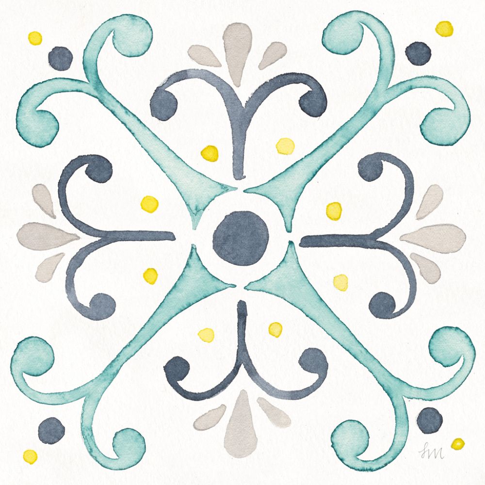 Garden Getaway Tile III White