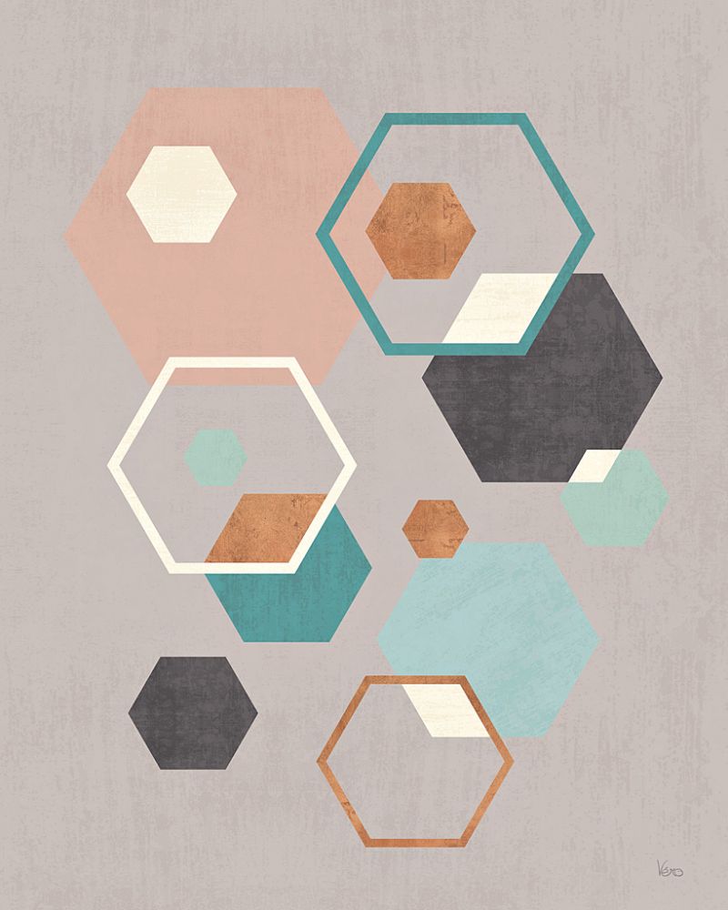 Abstract Geo III Gray
