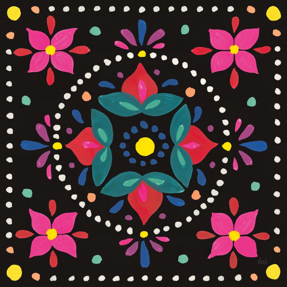 Floral Fiesta Tile VIII