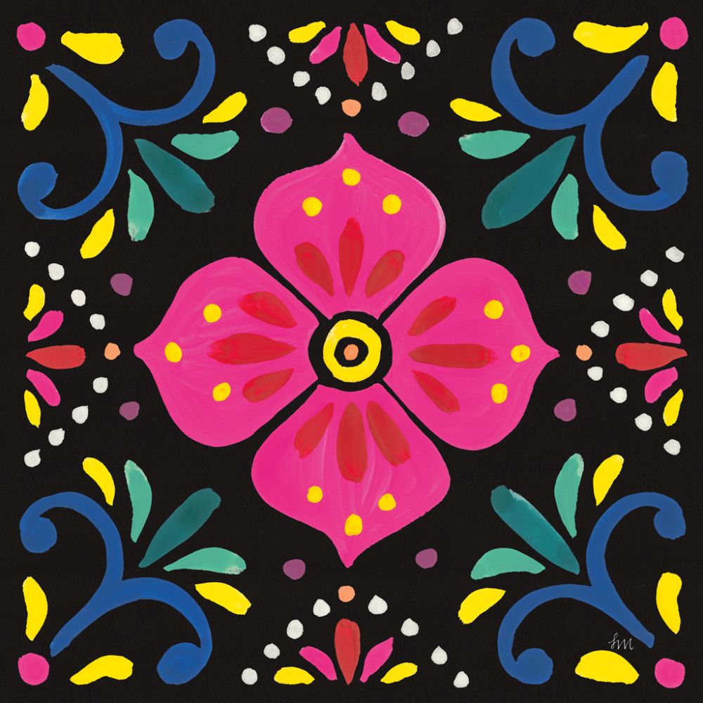 Floral Fiesta Tile IX