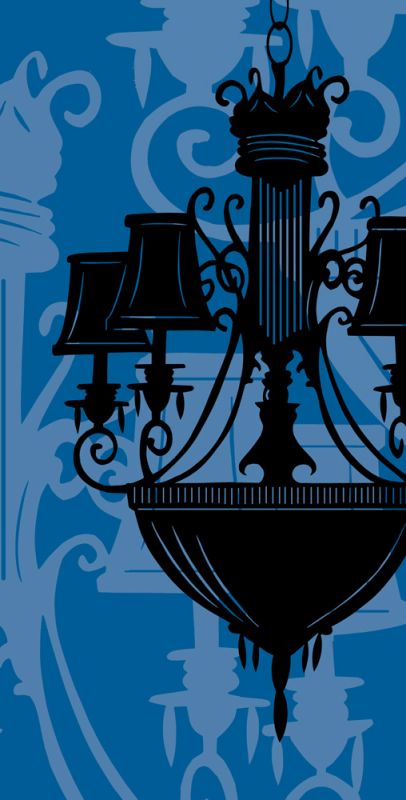 Chandelier 2 Blue