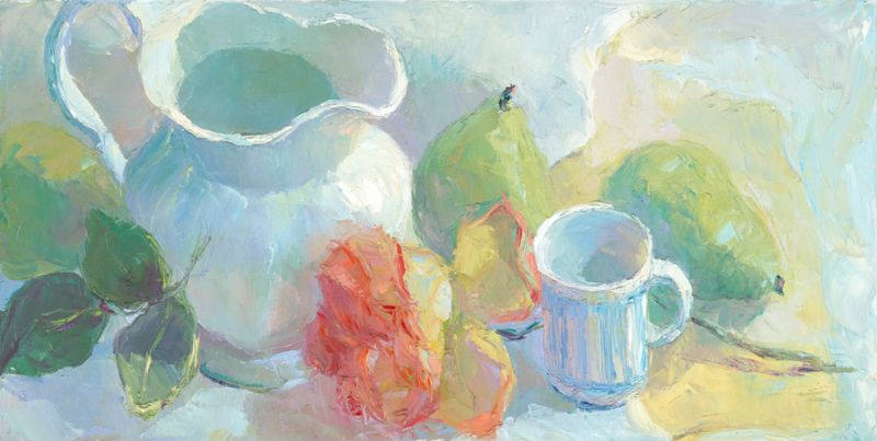 Pears and Rose 2