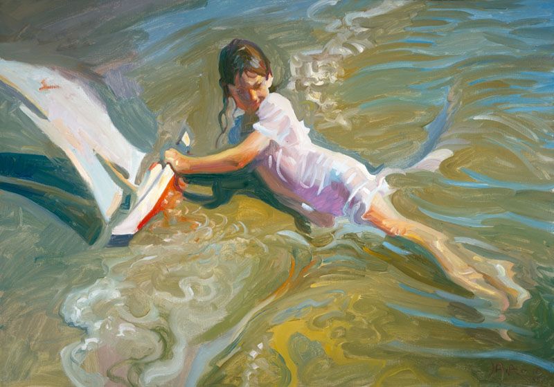 Girl With Boat