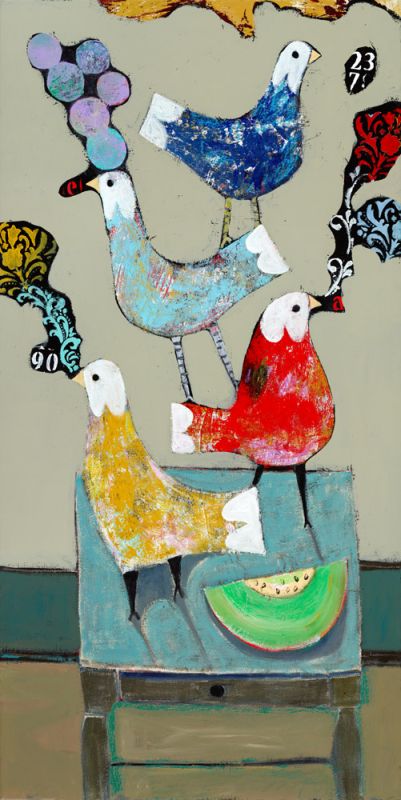 5 Birds and Melon