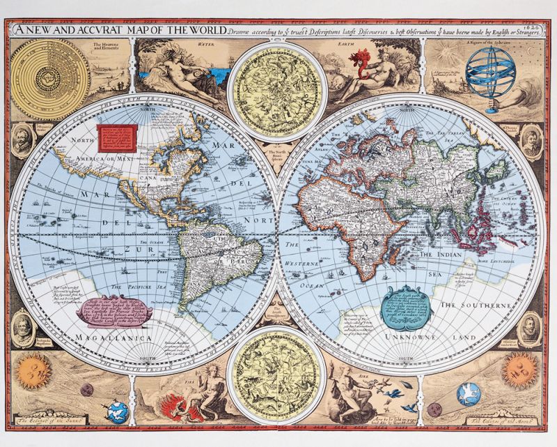 17th Century Map of the World