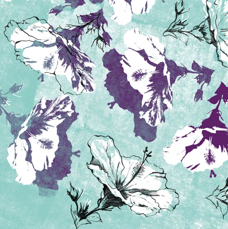 Graphic Hibiscus B