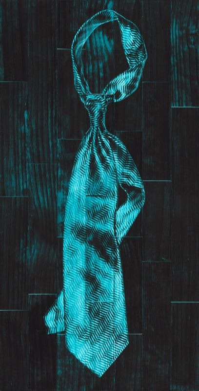 Single Man's Tie 4 - Blue