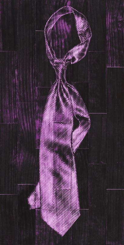 Single Man's Tie 4 - Purple