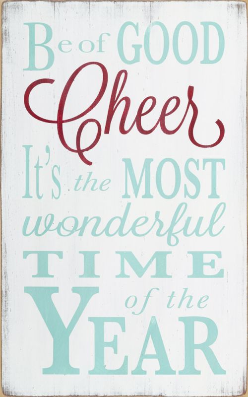 Be of Good Cheer