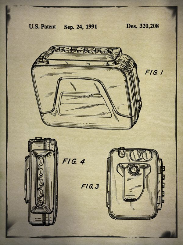 Walkman Patent Buff