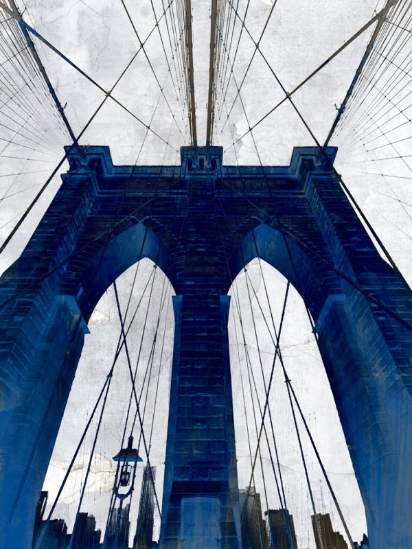 Brooklyn Bridge Blue