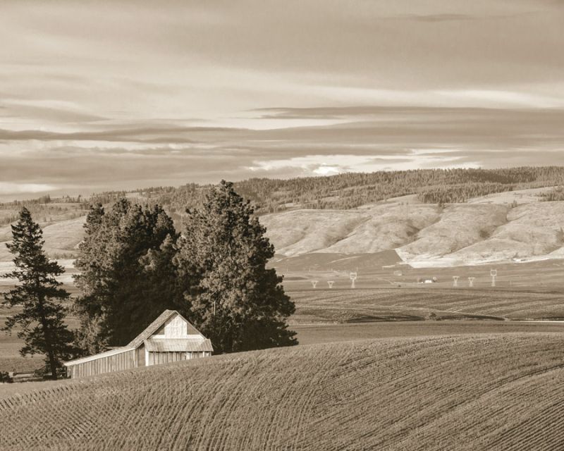 Barn Over The Hill