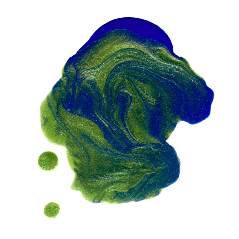 Polished in Green and Blue