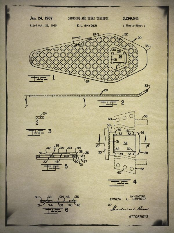 Snowshoe Patent 2 Buff