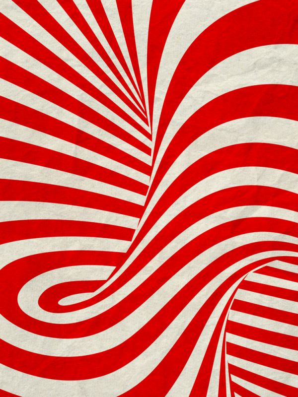 Red Swirls B