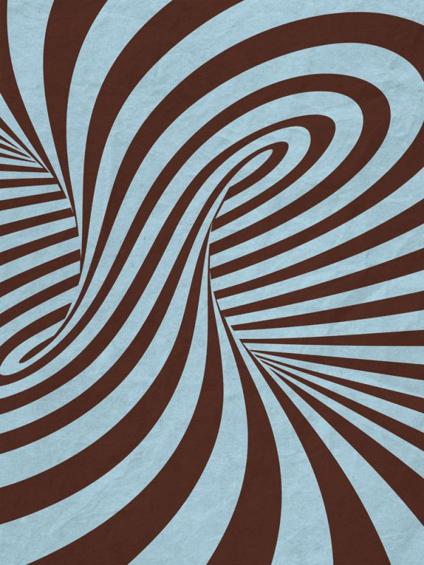 Sky Blue Swirls A