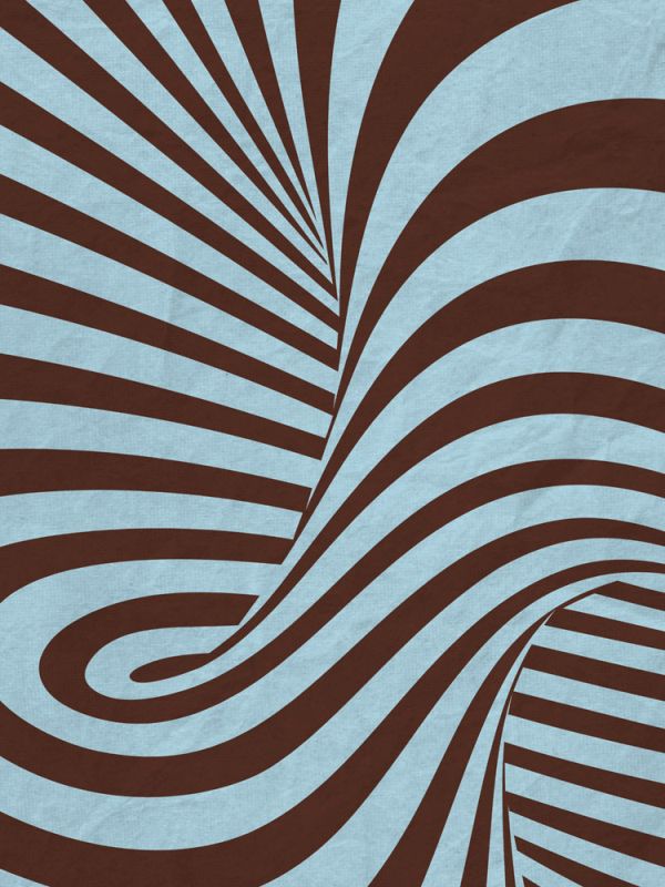 Sky Blue Swirls C
