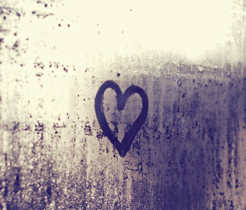 Heart on a Window