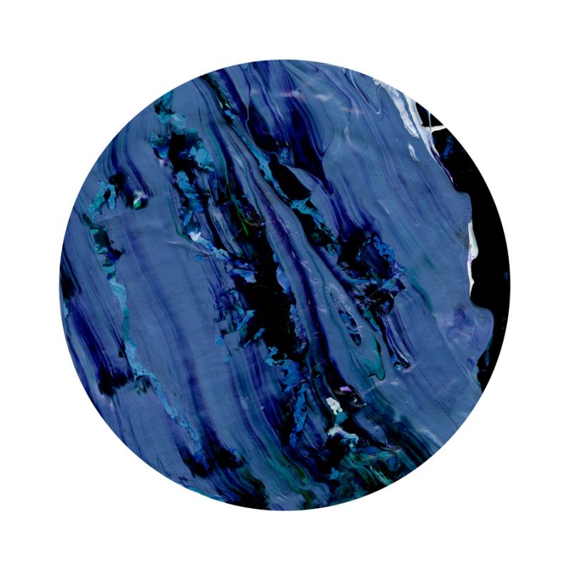 Painterly Circle on White I