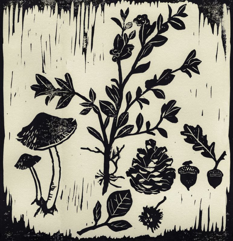 Natural Linocut