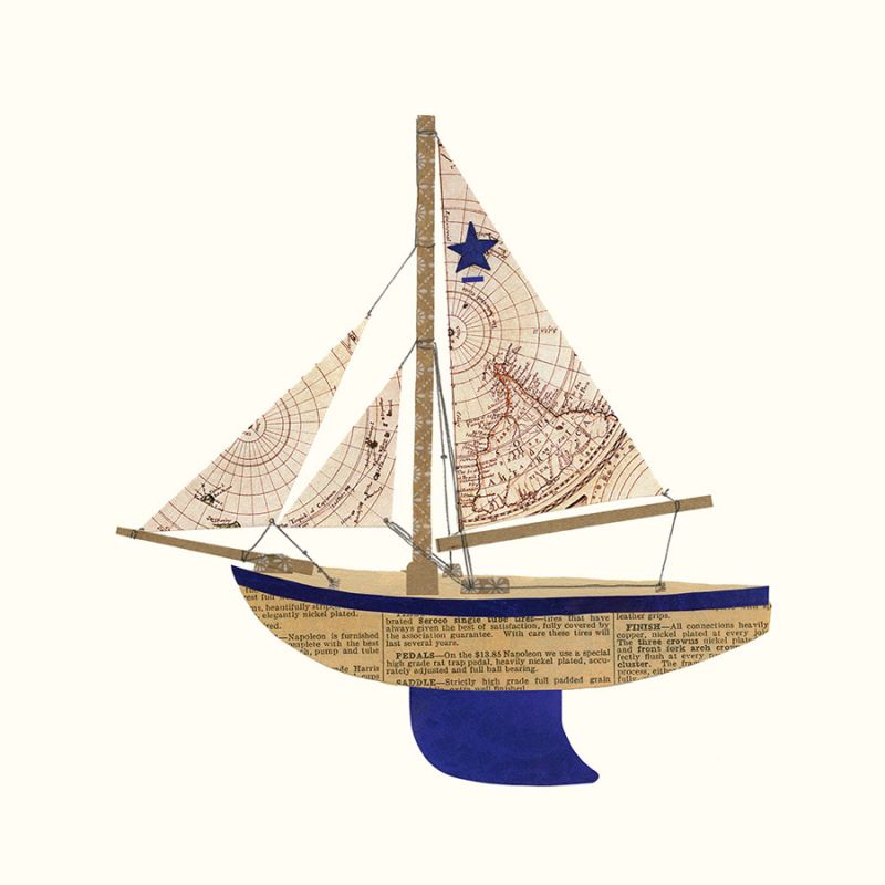 Paper Cutout Boat A