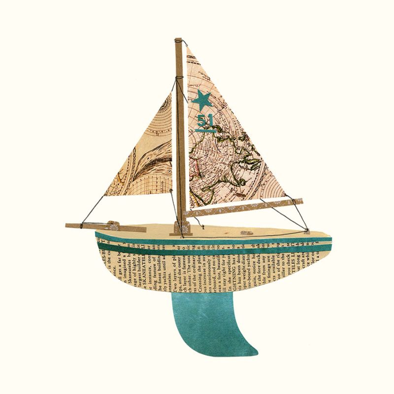 Paper Cutout Boat B
