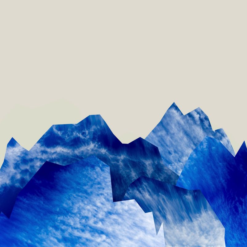 Mountain Cutouts on Tan A