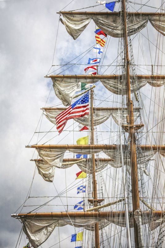 Tall Ship Mast Detail
