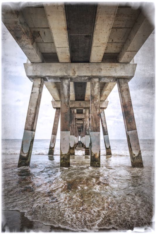 Below the Jeanette Pier
