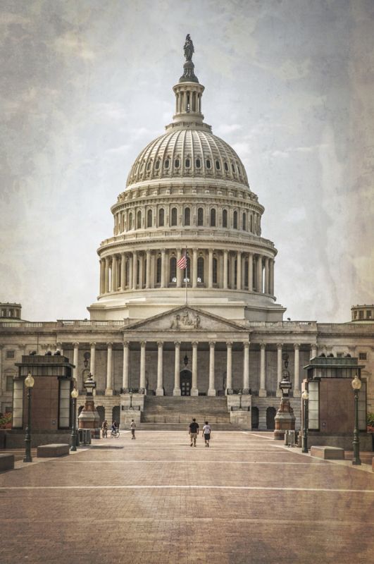 Washington DC Vintage Capitol