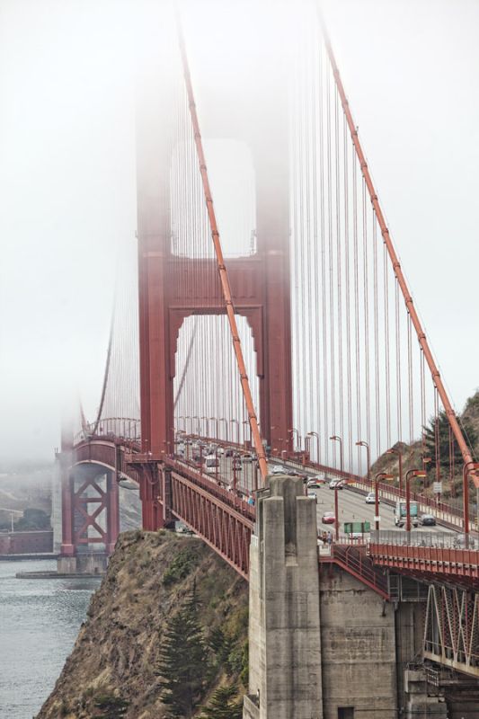 Golden Gate Bridge in Fog