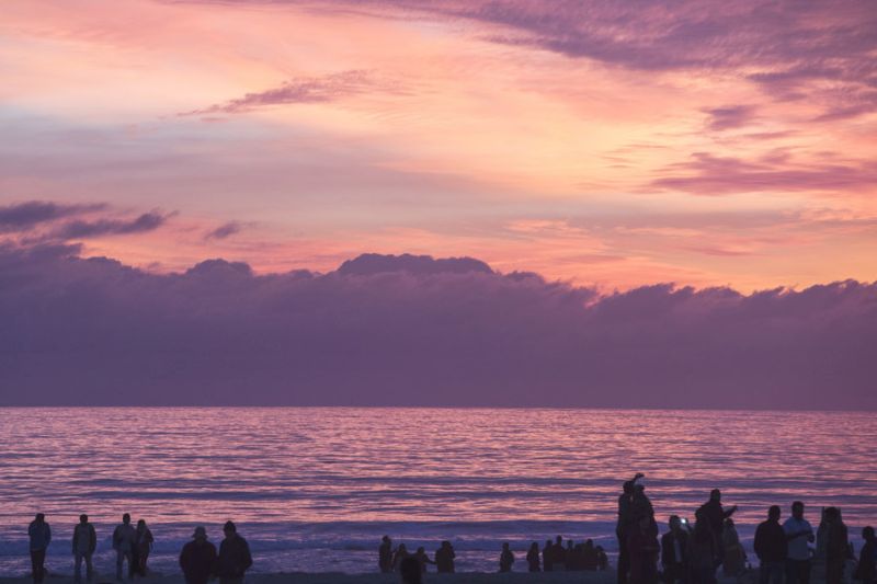 Coronado Sunset Silhouettes