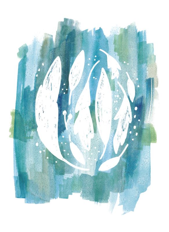 Blue Watercolor 3