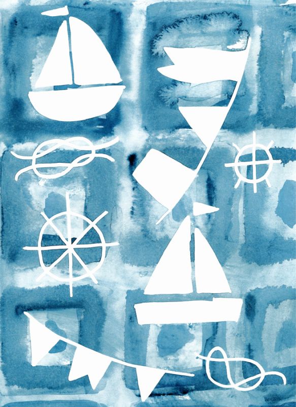 Blue Watercolor 5