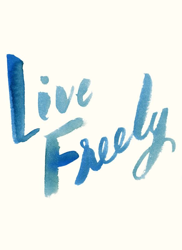 Blue Live Freely
