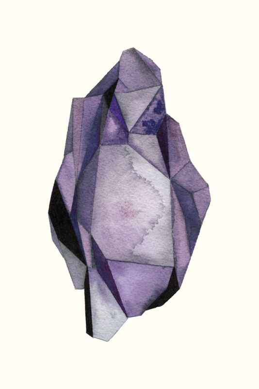Faceted Gem Violet