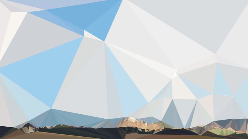 Fractal Mountain Horizon