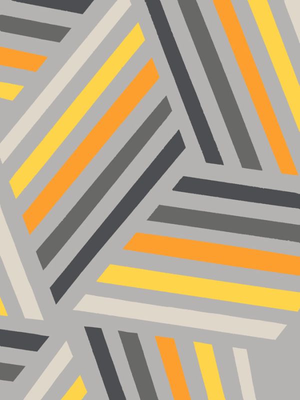 Monochrome Patterns 4 in Yellow