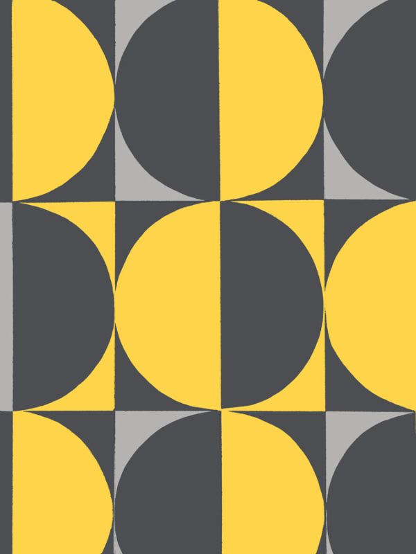 Monochrome Patterns 5 in Yellow