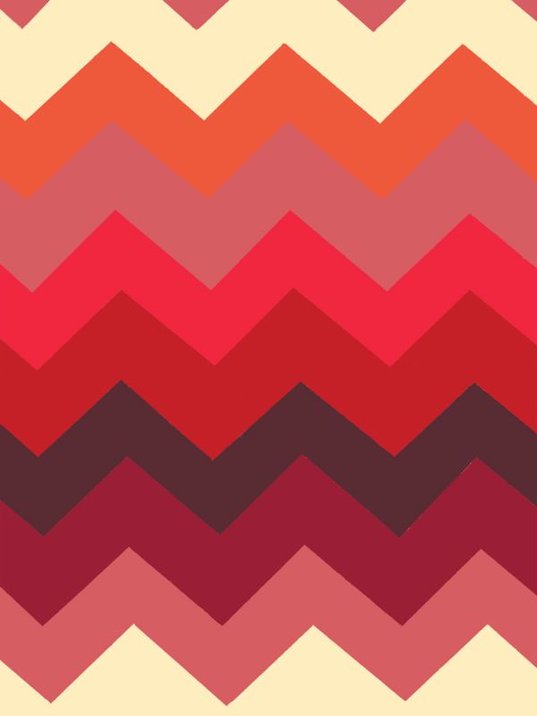 Monochrome Patterns 3 in Red