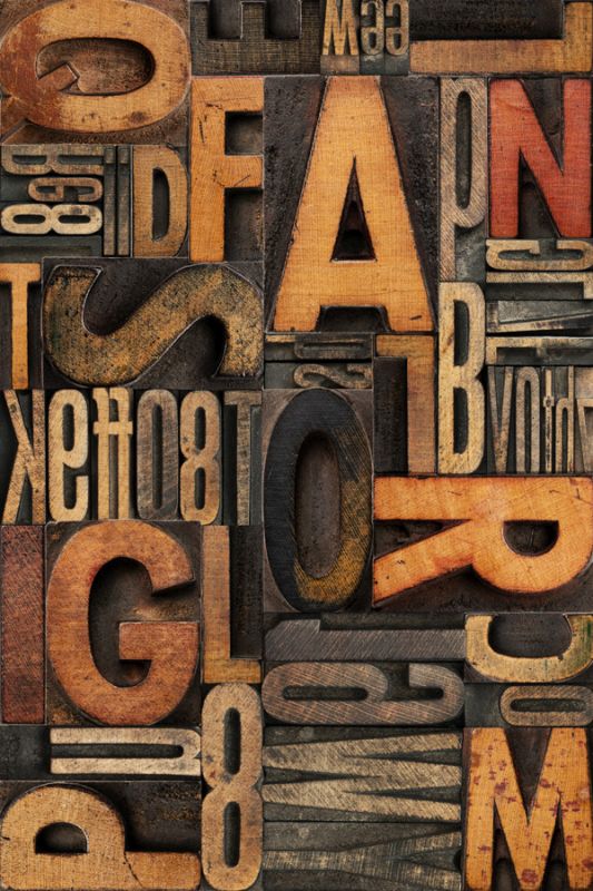 Vintage Letterpress A