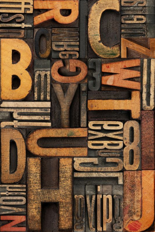 Vintage Letterpress B