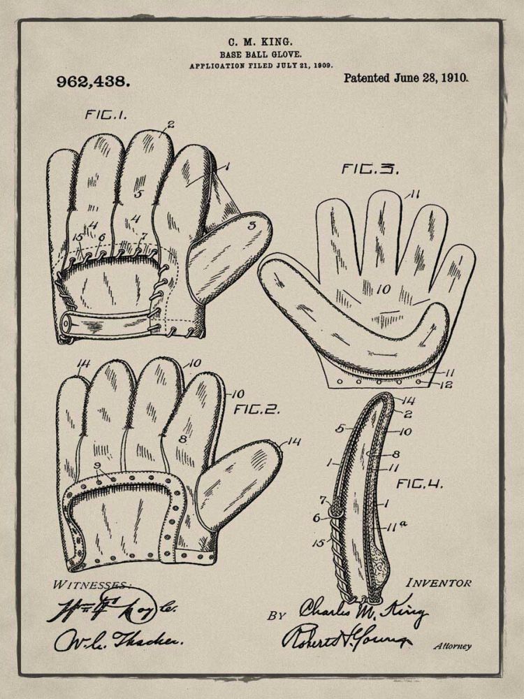 Baseball Glove, 1909