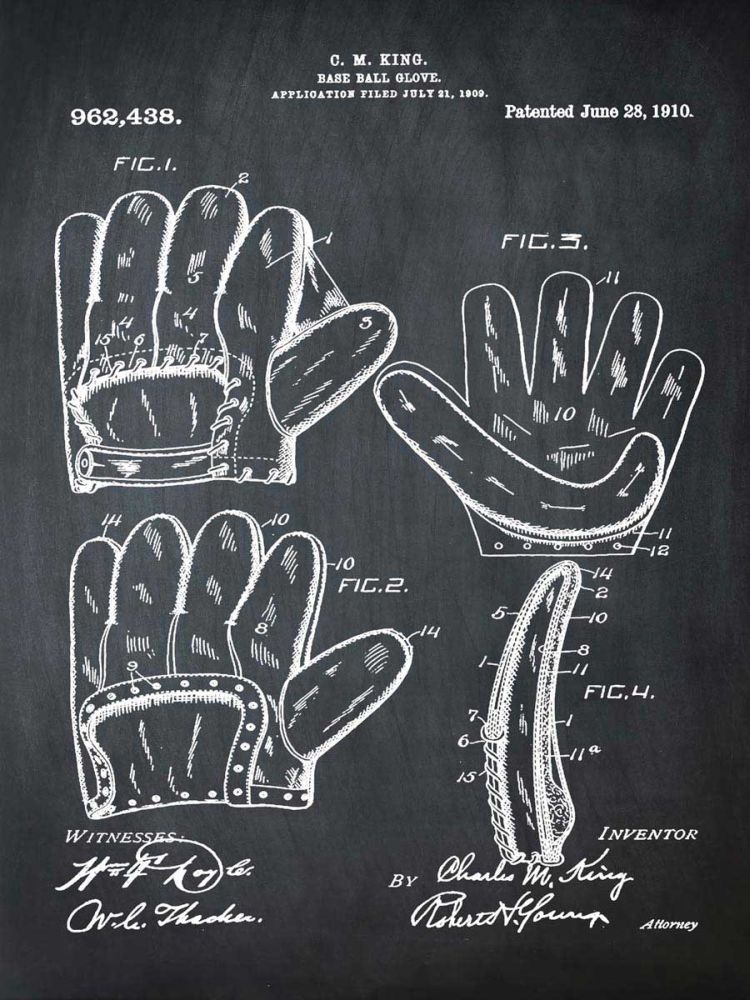 Baseball Glove, 1909-Chalk Boa